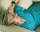 Frau m�de schlapp