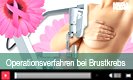 Operationsverfahren bei Brustkrebs