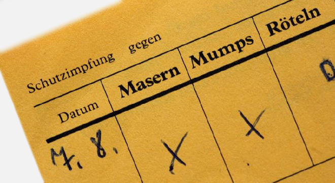 Masern: Die Impfung schützt auch die andern